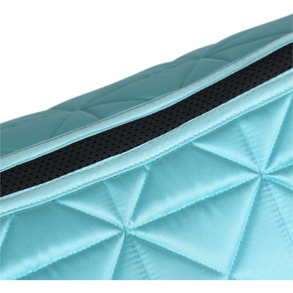 2026 WeatherBeeta Satin Luxe Air-Tec Dressage Saddle Pad 1030348001 - Aqua